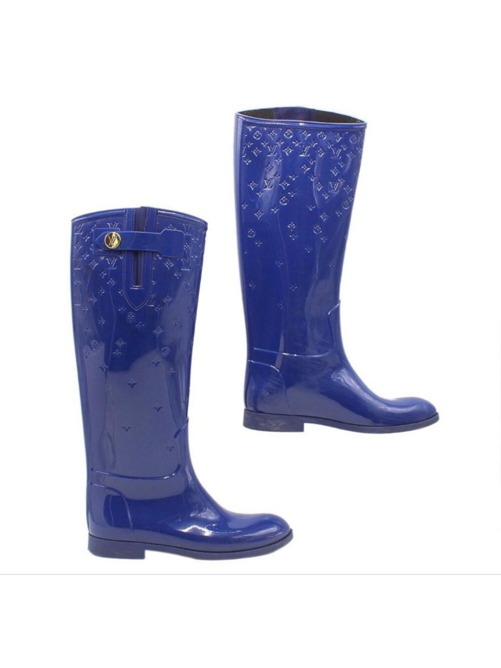 Louis Vuitton Drops Line Rubber Long Rain Boots - Picture 5 of 10